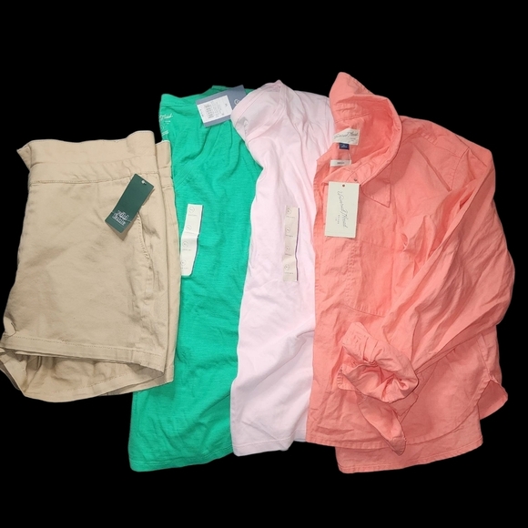 Other - Women's XL And Size 14 Lot. 3 Shirts And A Skort. All NWT